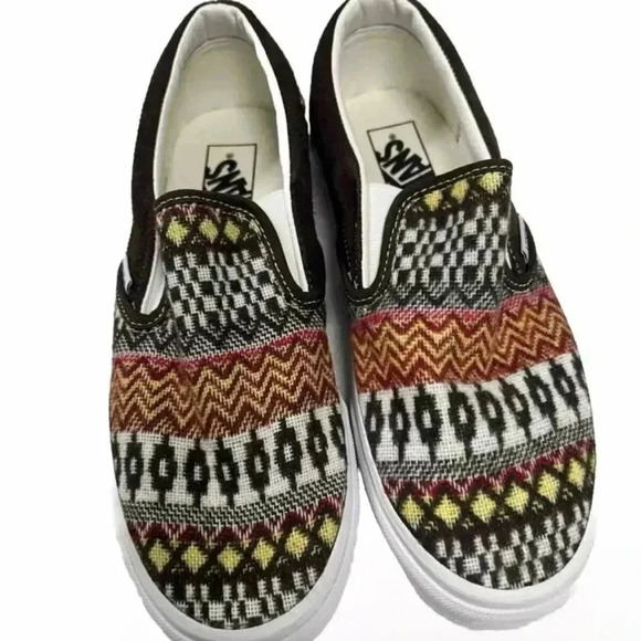 New Vans Fair Isle Slip On Shoe Size 8 Men 9.5 Women - Picture 5 of 5